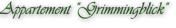 Appartement ''Grimmingblick''